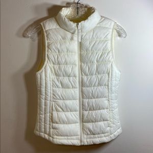 Love Tree Women's Ultra Lightweight Packable Vest, Ivory, Size (Small) Zippered